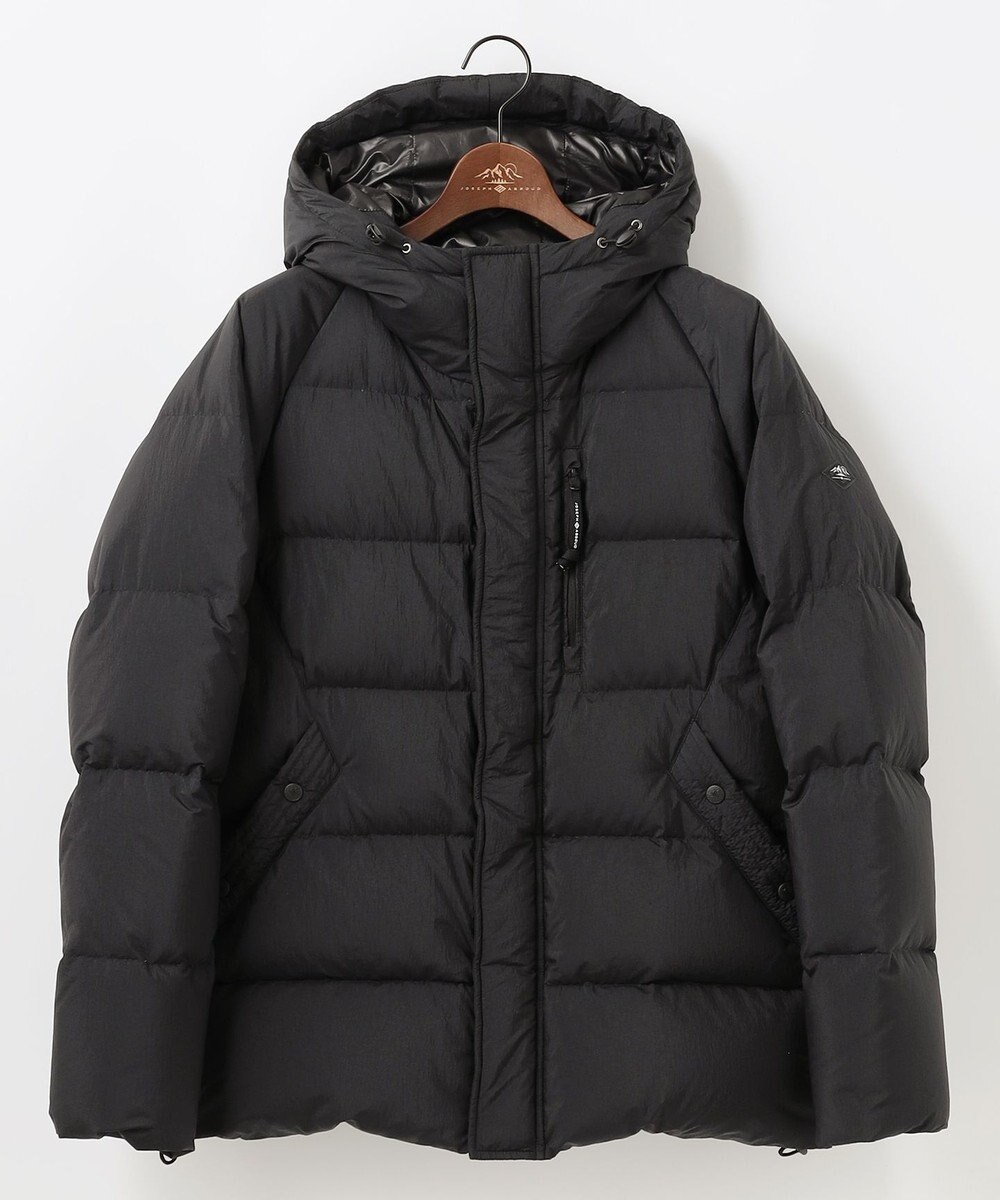 JOSEPH ABBOUD MOUNTAIN 【サステナブル/軽量/7ポケット/JAPANファブリック】ライトナイロンワッシャーアウトドア ダウンブルゾン 