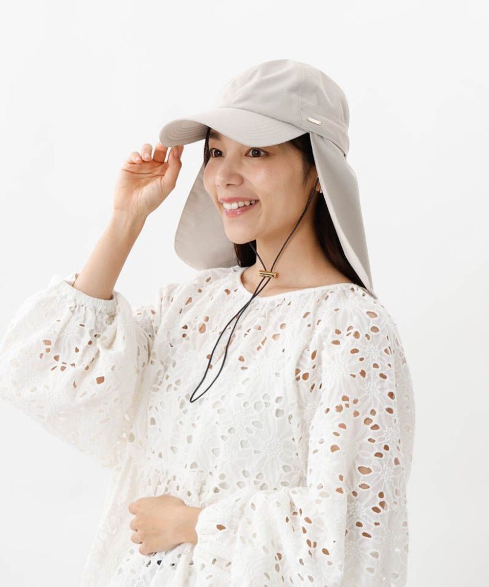 AURORA 【 Beaurance （ビューランス）】サマーシールドタレ付きはっ水キャップ 