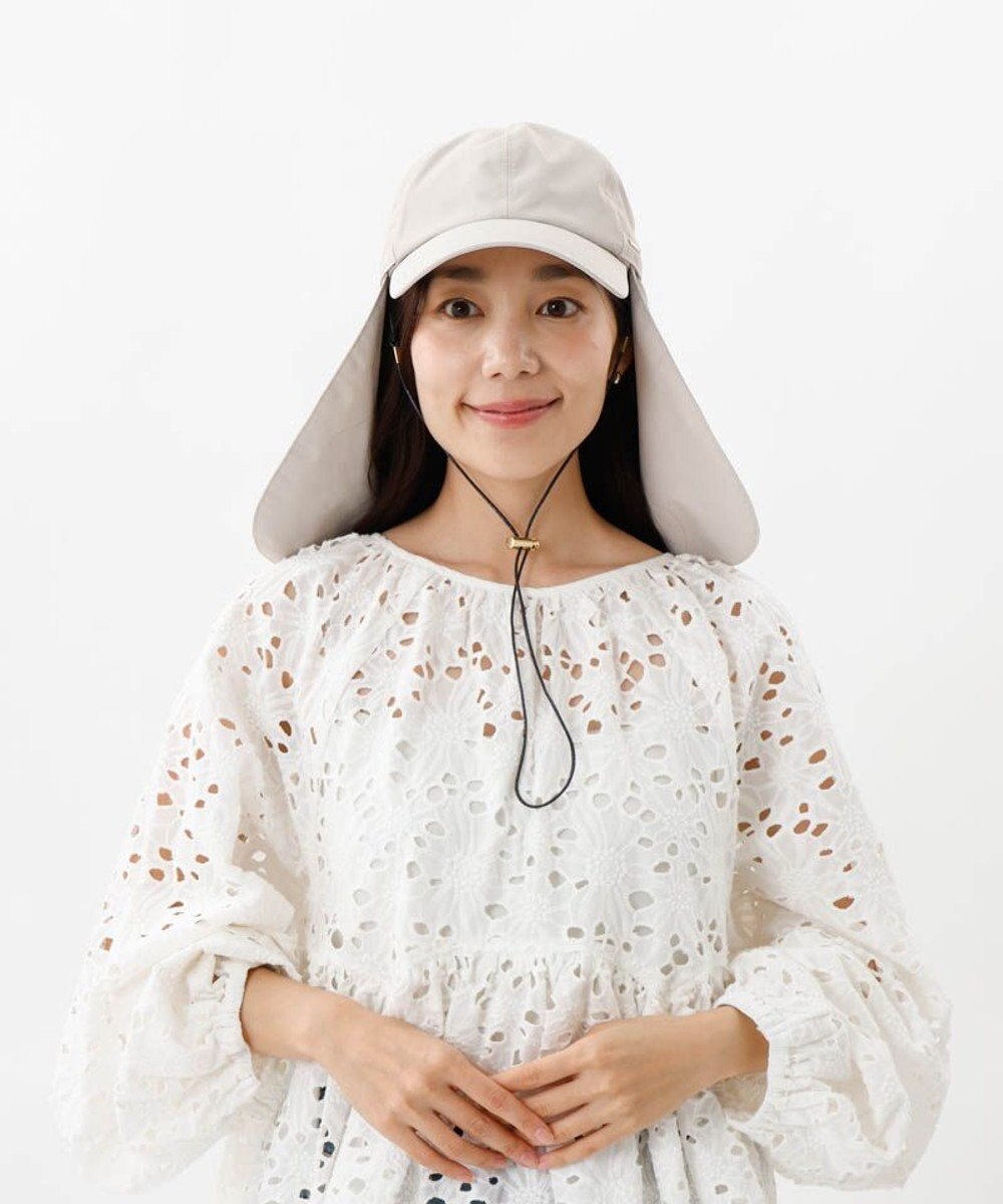 AURORA 【 Beaurance （ビューランス）】サマーシールドタレ付きはっ水キャップ 