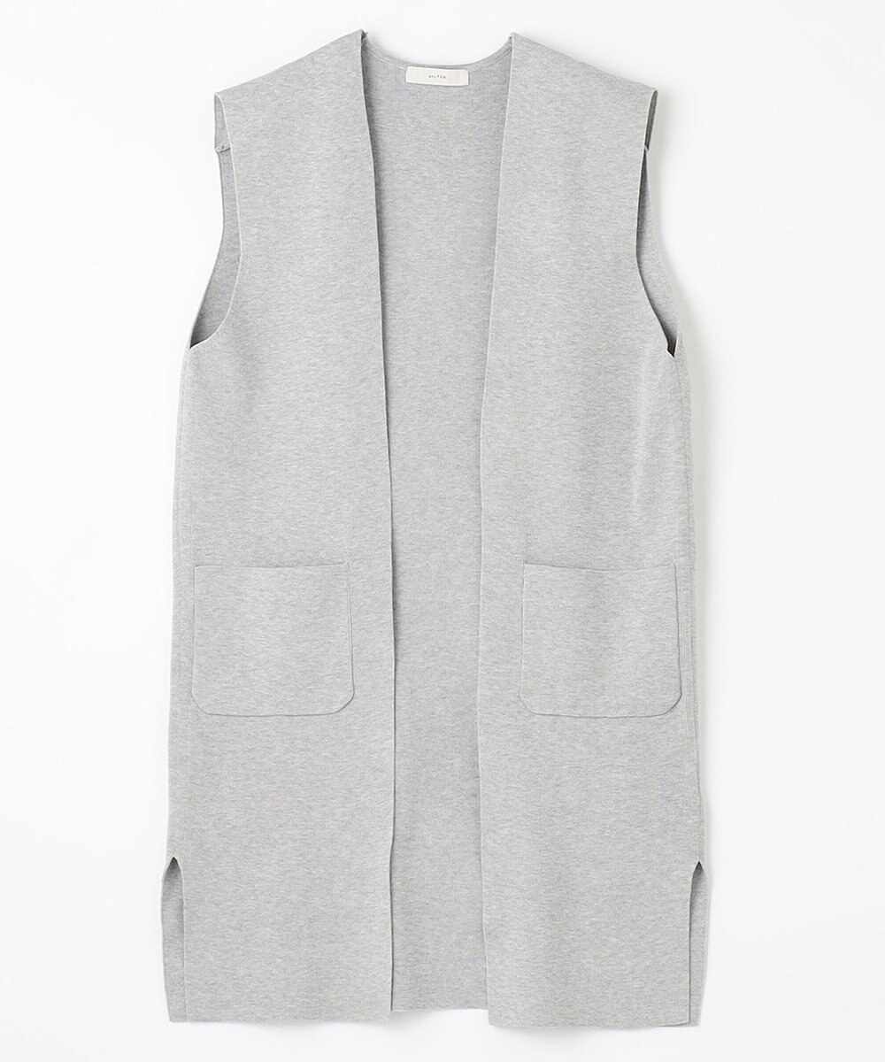 ANY L 【洗濯機可能】スタイルアップ ニットジレ 