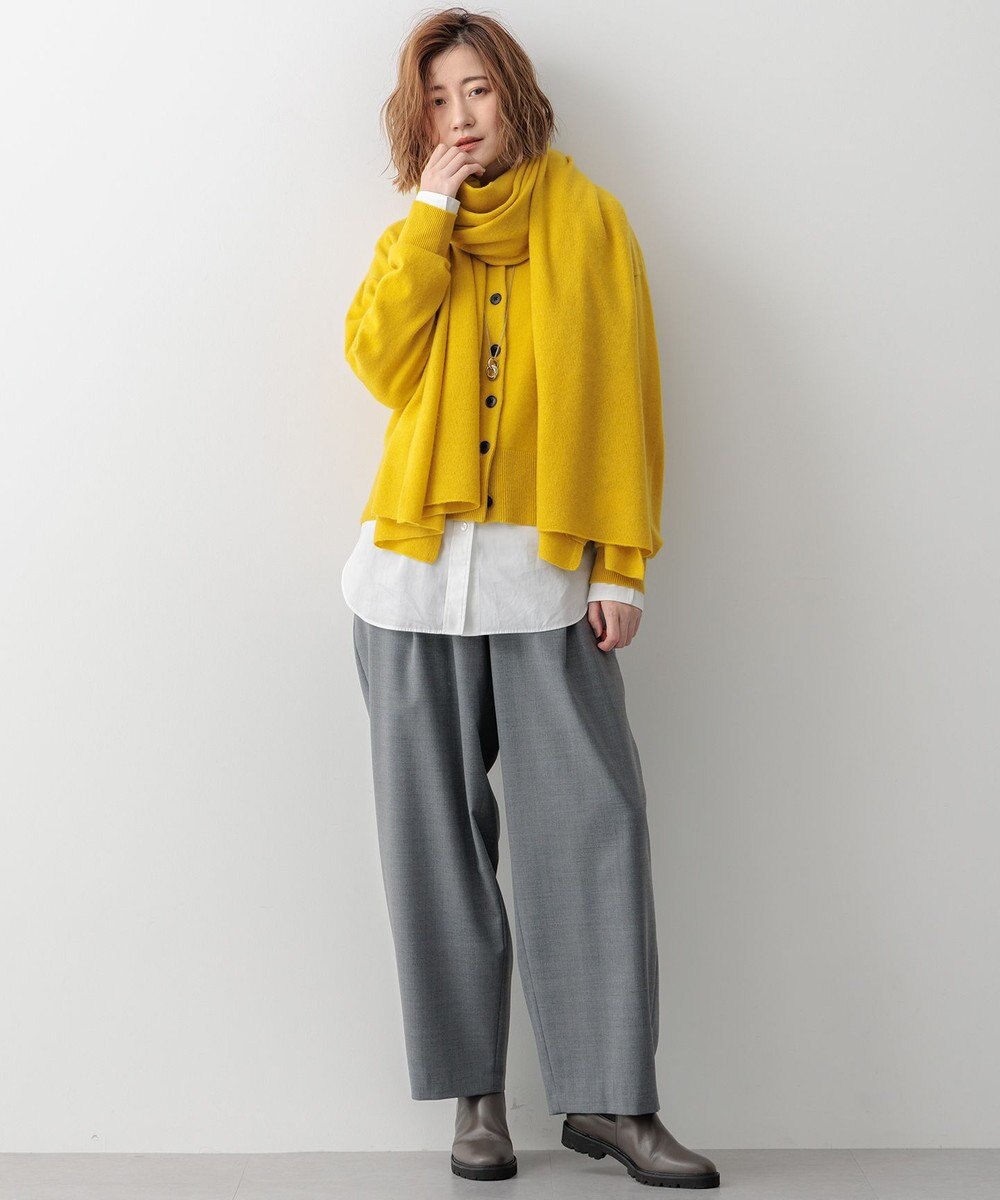 23区 【洗える】ピュアカシミヤ 大判 ストール 