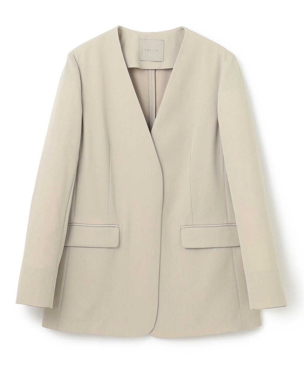 UNFILO TENNEN TOUCH ノーカラージャケット 