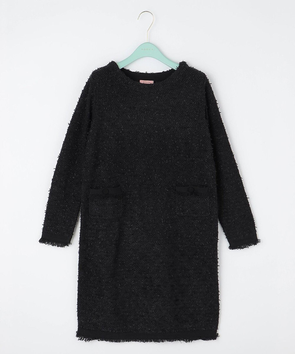 TOCCA 【洗える！】UNSNARL TWEED ドレス 