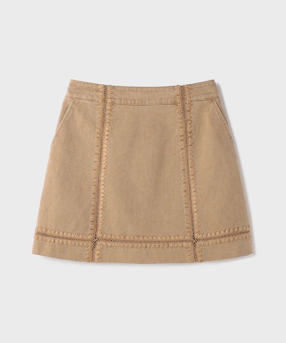 GRACE CONTINENTAL ラインembミニスカート 