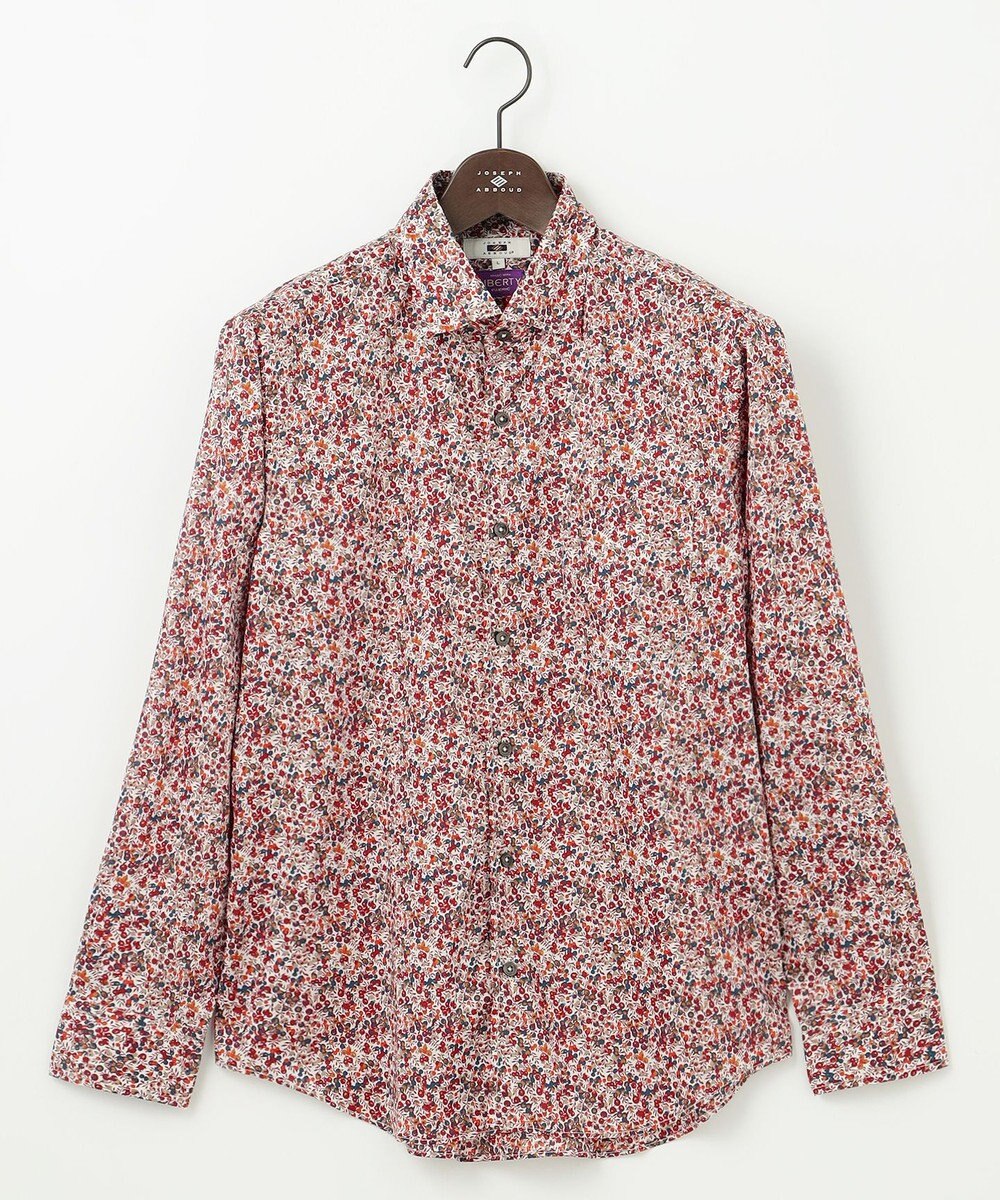 JOSEPH ABBOUD 【洗える】リバティプリント シャツ 