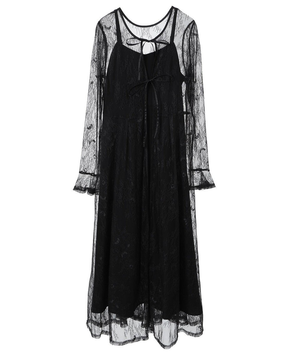 earth music&ecology SET2点レースワンピース＋キャミワンピース 