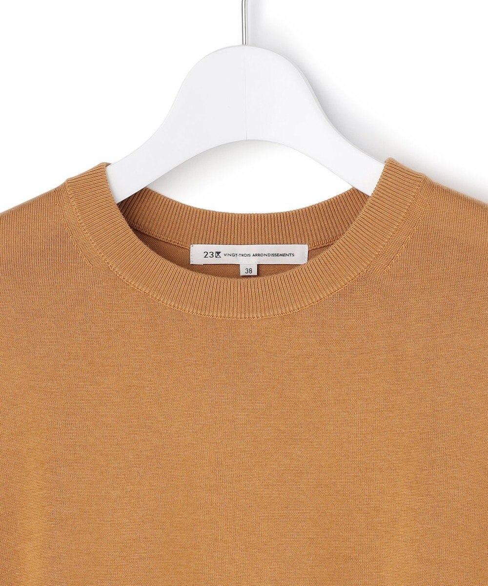 23区 【先行予約】キュプラコットン プルオーバー ニット 