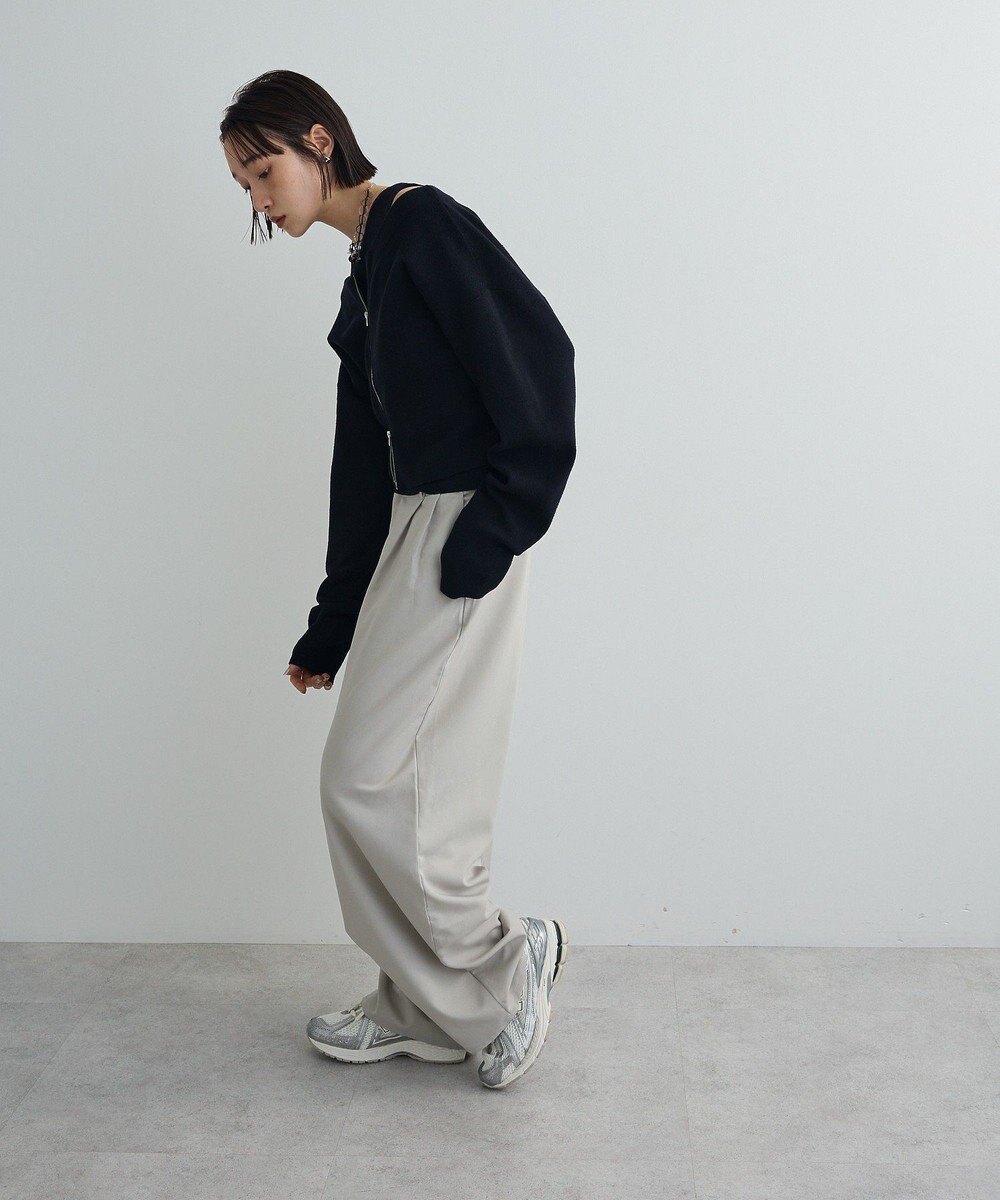 Green Parks SET2点Zipニットカーディガン+アメスリタンク 