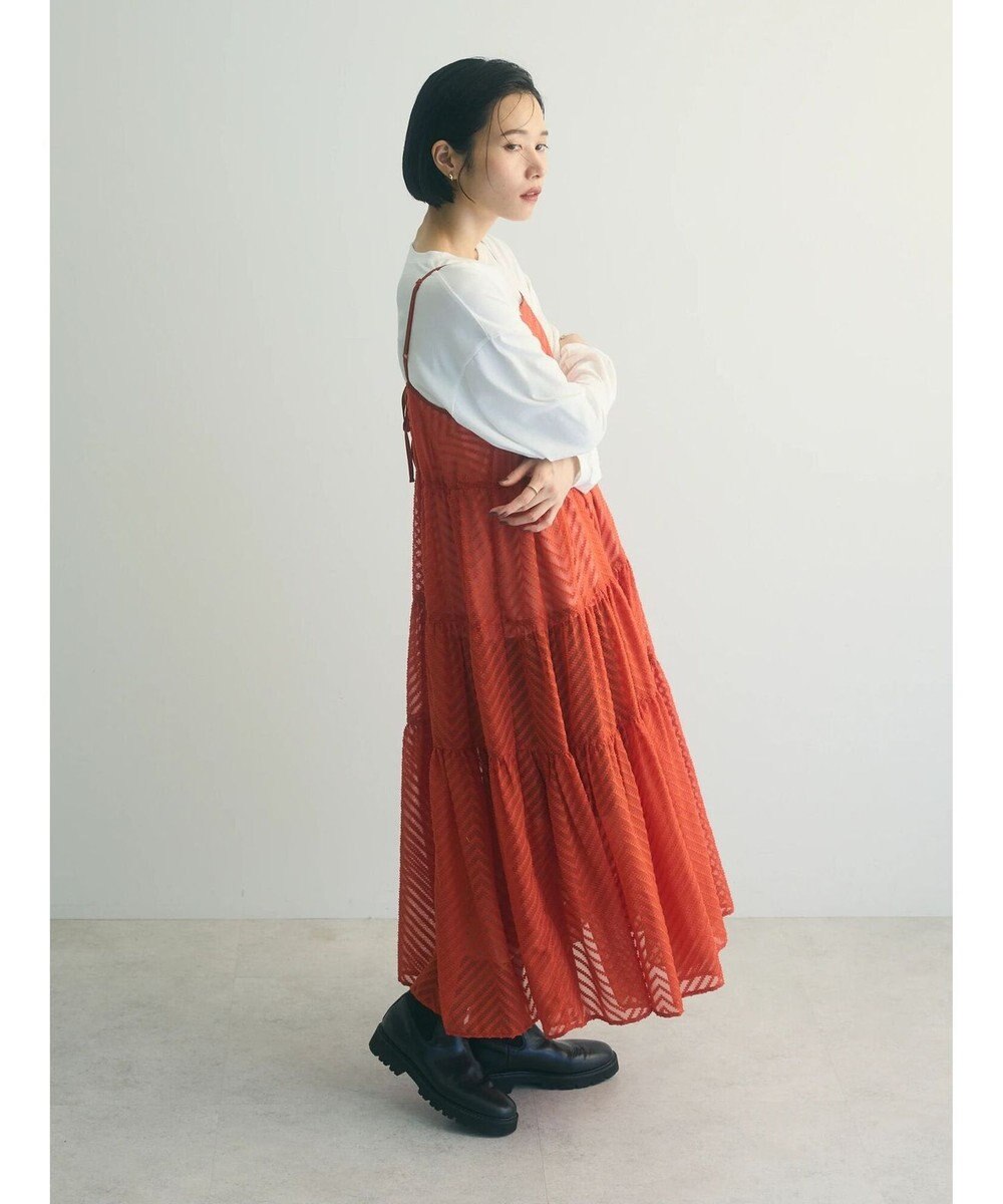 Green Parks armonia.ティアードシアーキャミワンピース 