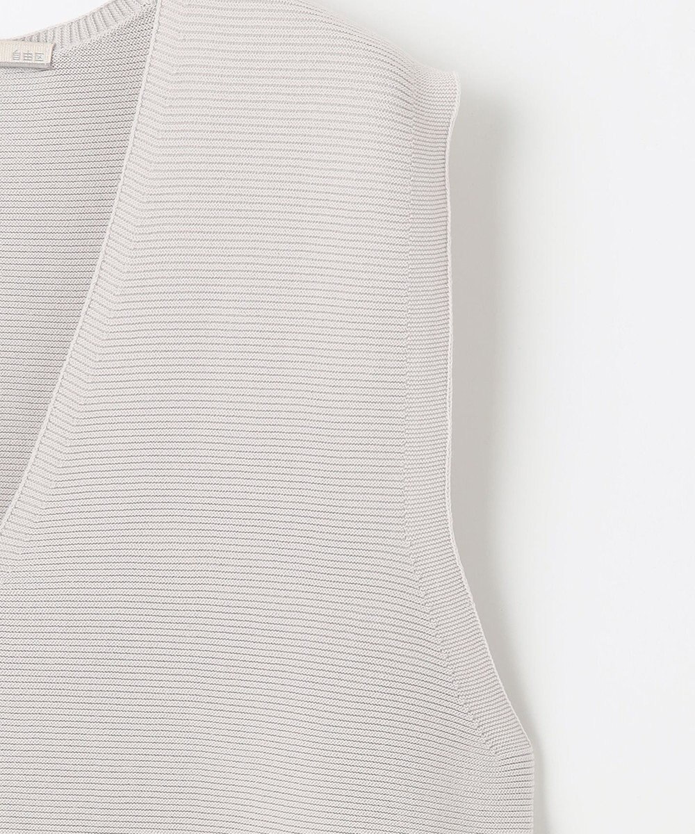 自由区 【洗える】コットンストレッチホールガーメント ベスト 