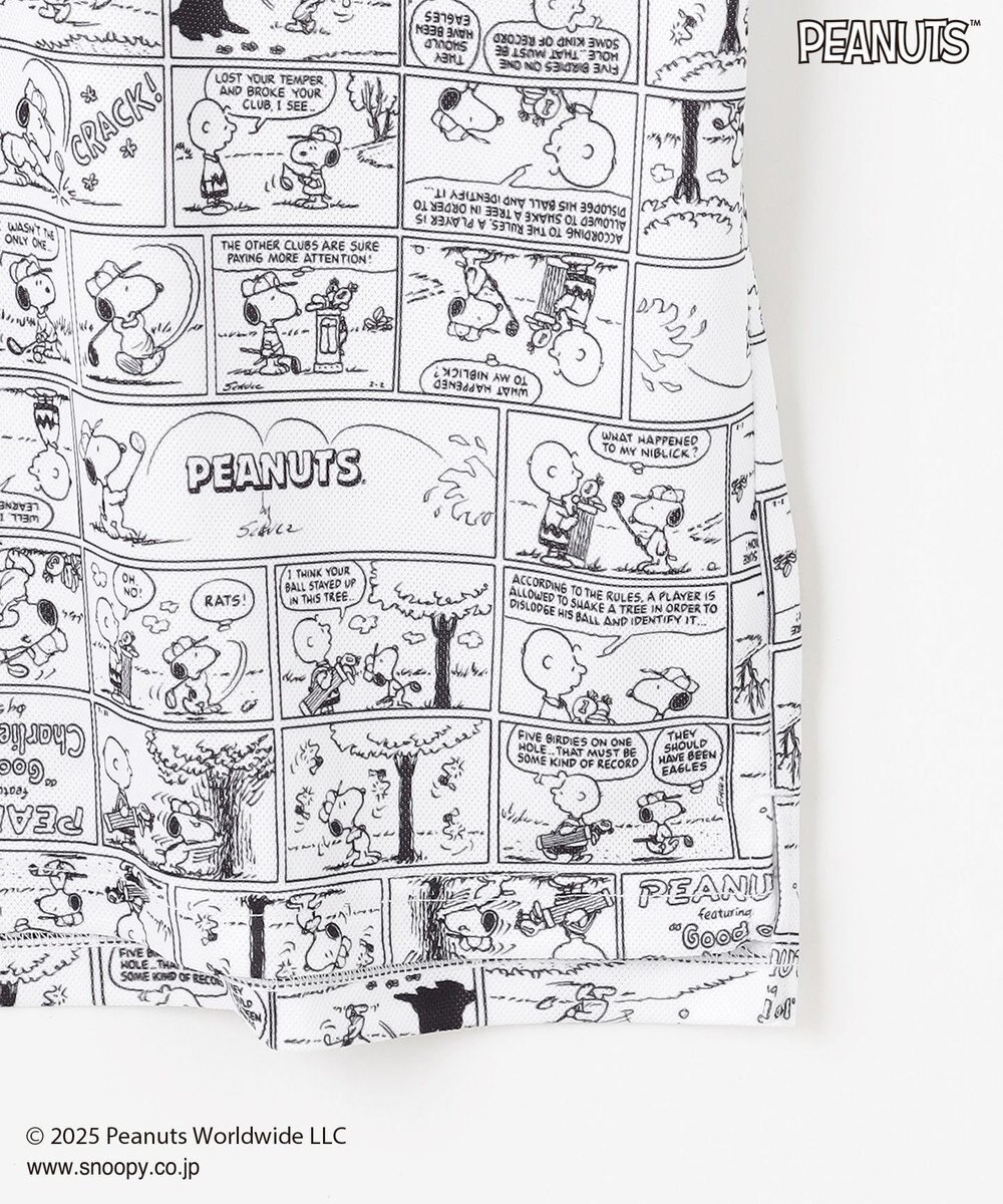 23区GOLF 【MEN】『PEANUTS』コラボ　アメコミ柄ポロシャツ 