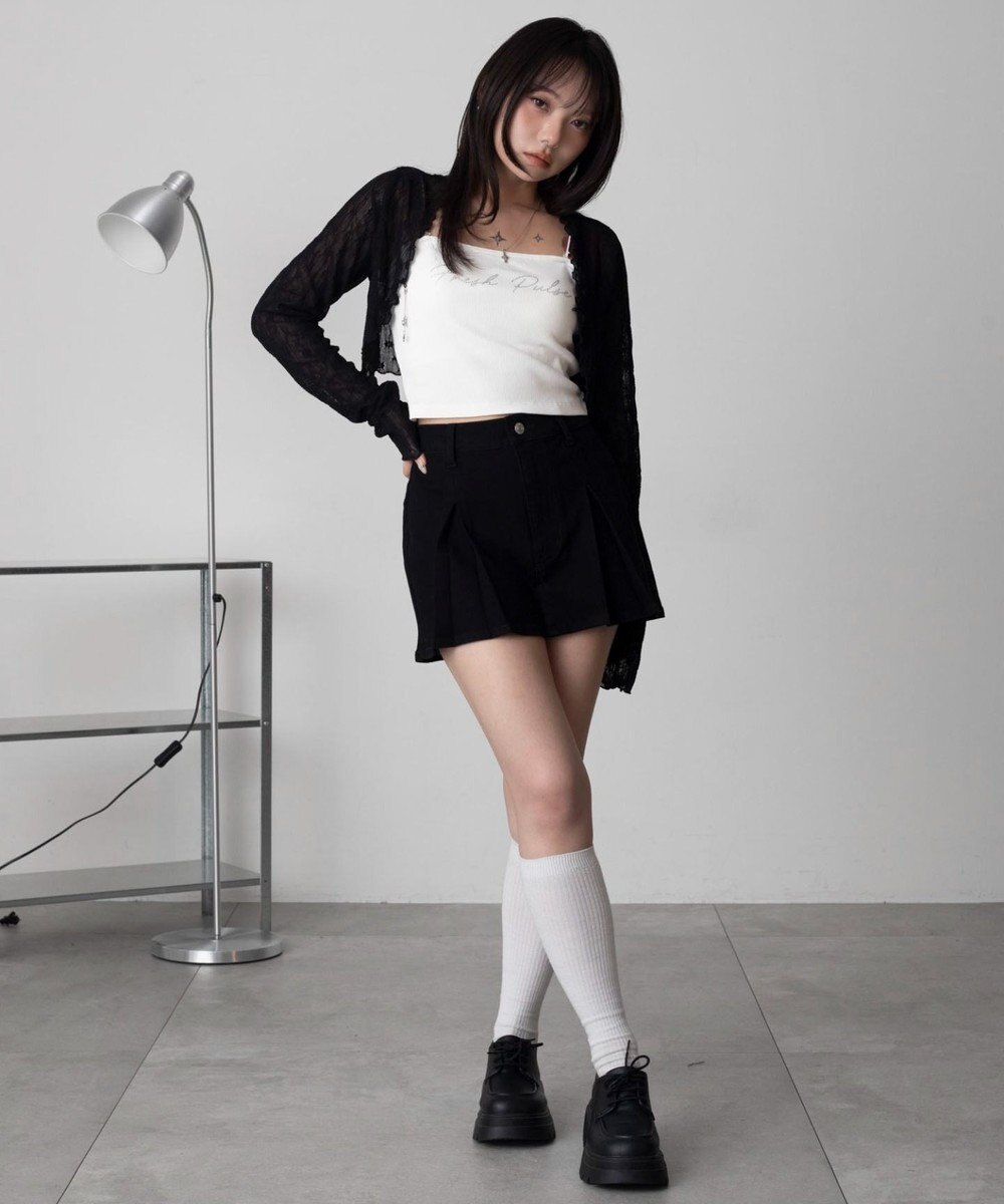 WEGO グラフィックカップインショートキャミ 