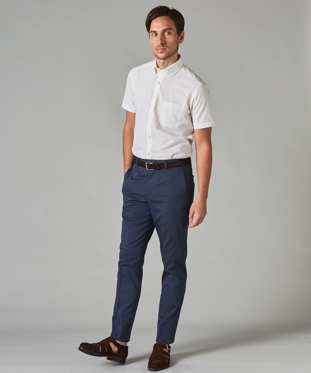 GOTAIRIKU ウエストアジャスター/折り目加工/吸汗速乾/洗える【ビジネス対応】クールマックスパンツ（24年モデル） 