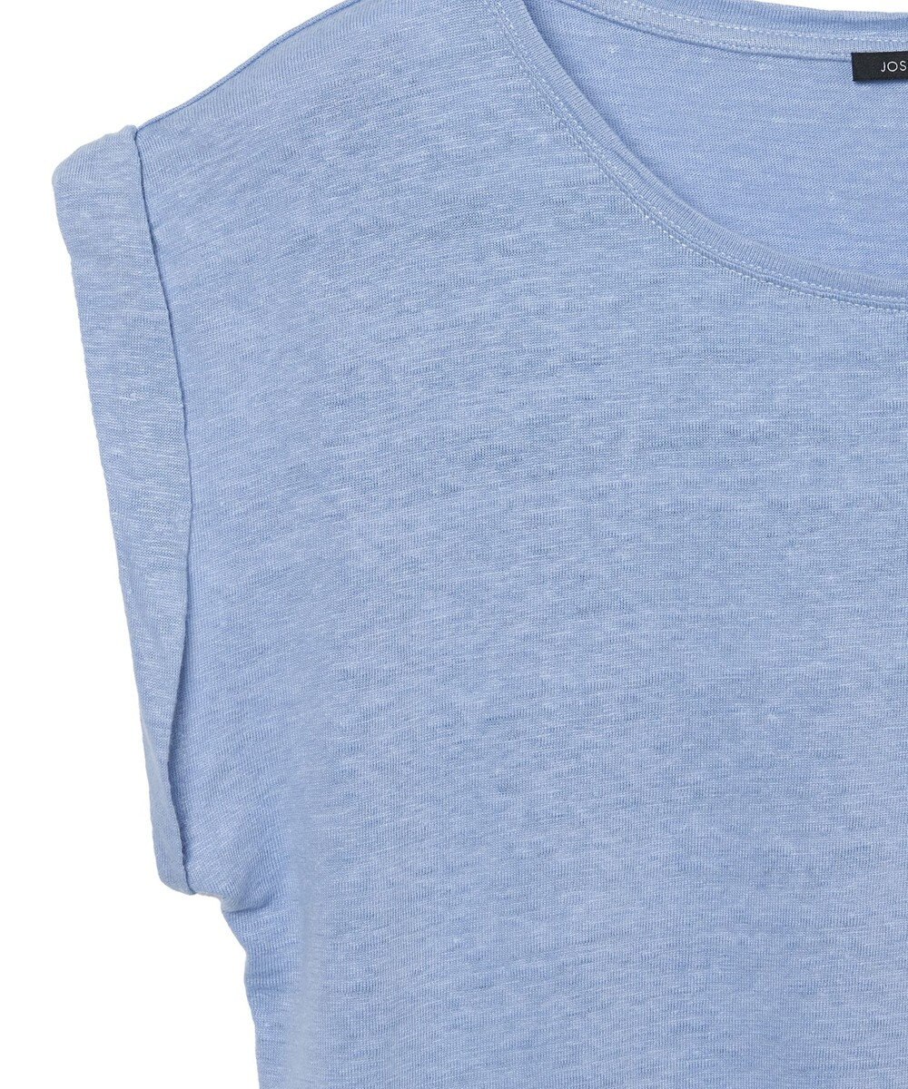 JOSEPH 【洗える】リネンジャージー　キャップスリーブトップス 