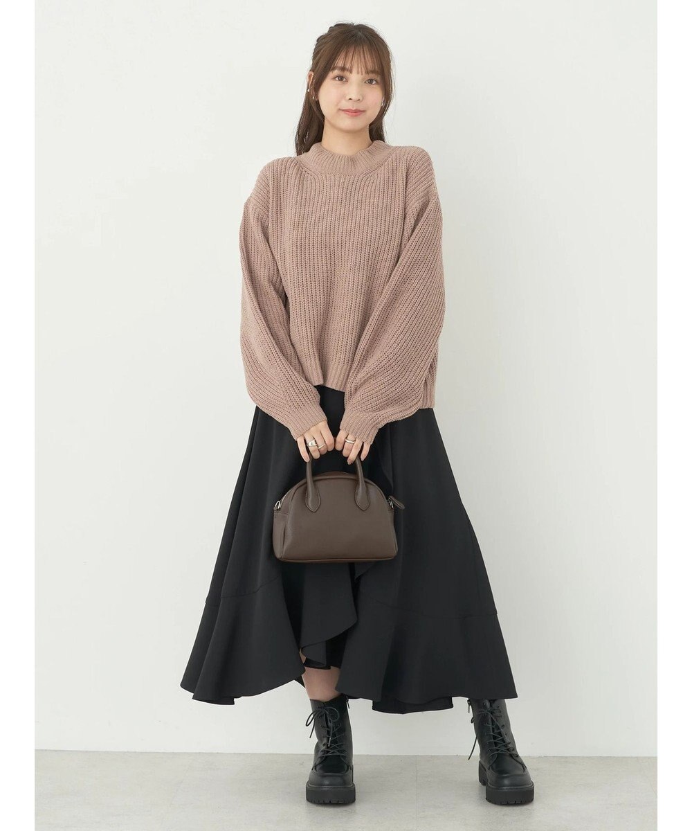 earth music&ecology マットベロアモールプルオーバー 