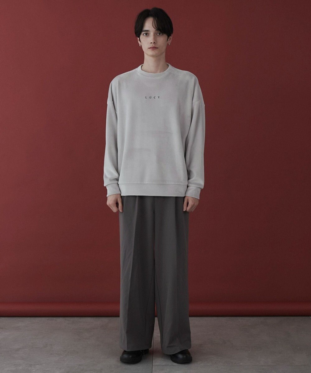 WEGO 【ユニセックス着用ITEM】マイクロシャギーワンポイントプルオーバー 