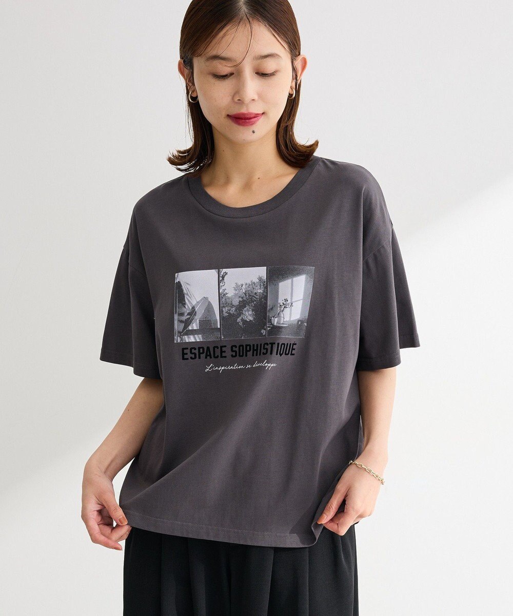 Green Parks 汗染み防止ボックスロゴＴシャツ 