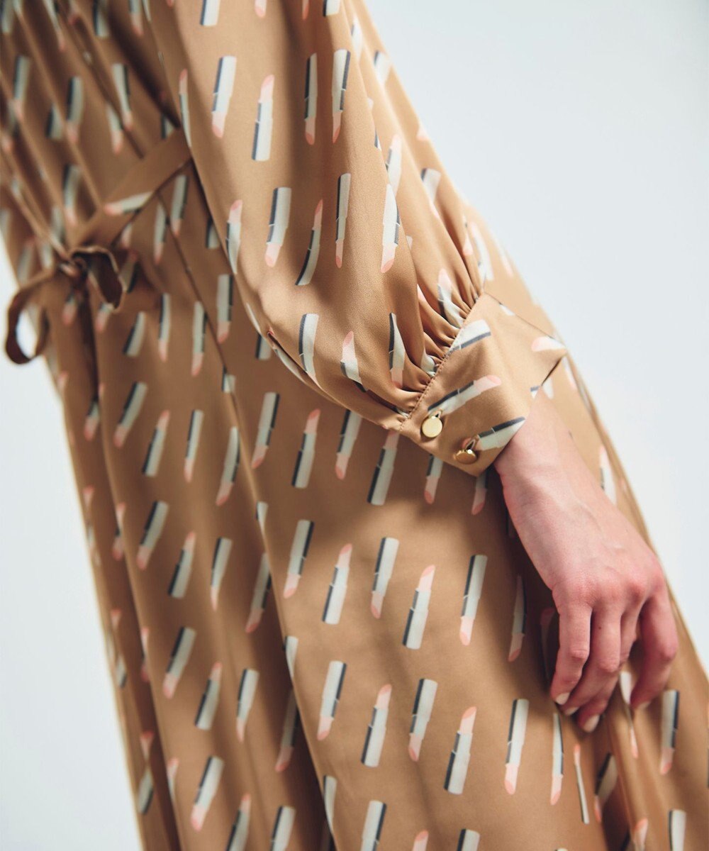 GRACE CONTINENTAL バックシャンリップドレス 