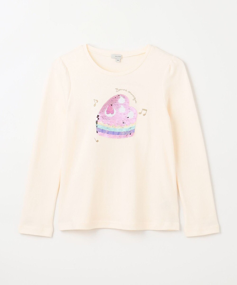 ANY KIDS ミラクルスパンコール長袖Tシャツ 