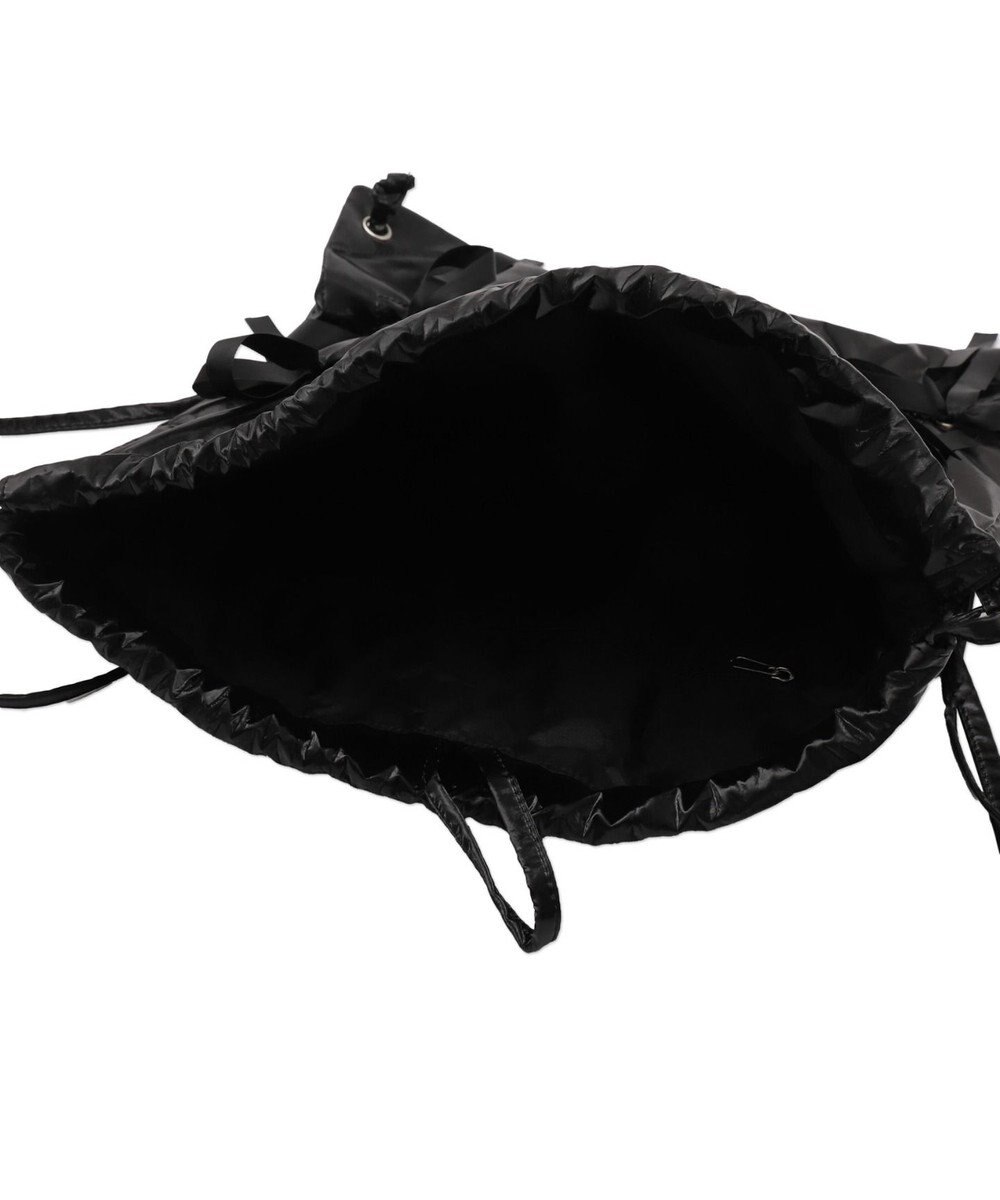 WEGO ドロストリボンギャザーナップサック 