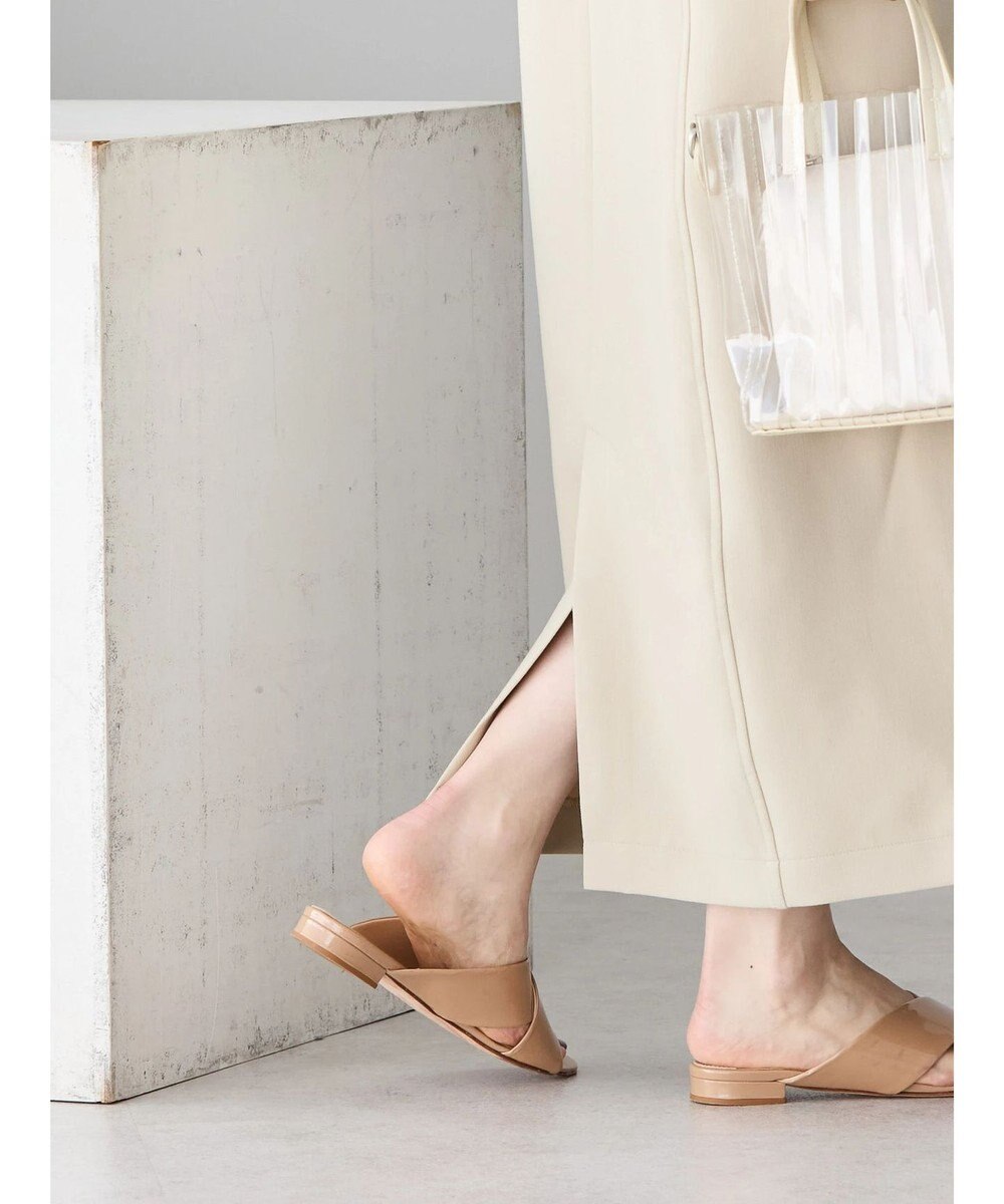 AMERICAN HOLIC イージーケアＵネックＩラインワンピース 