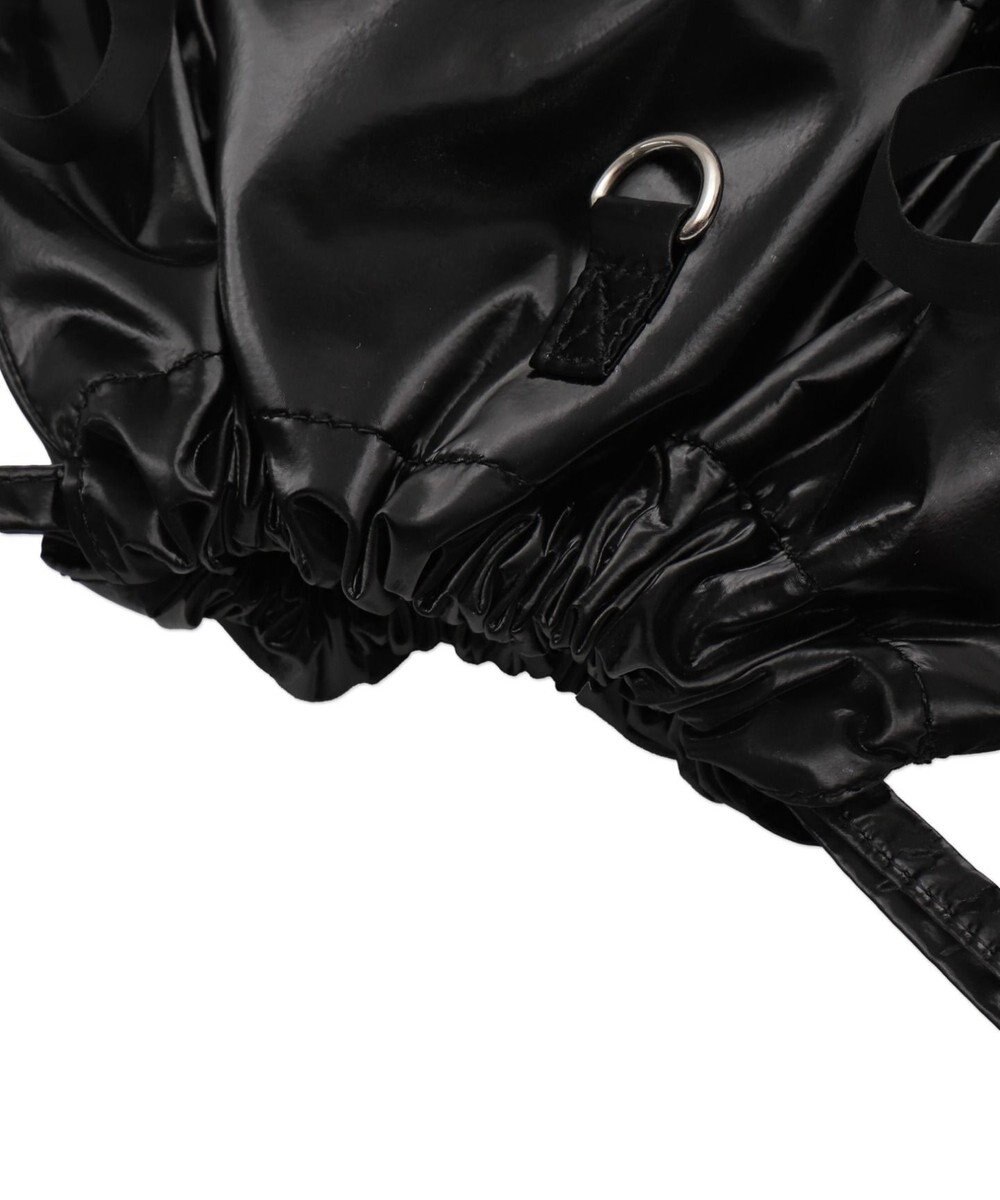 WEGO ドロストリボンギャザーナップサック 