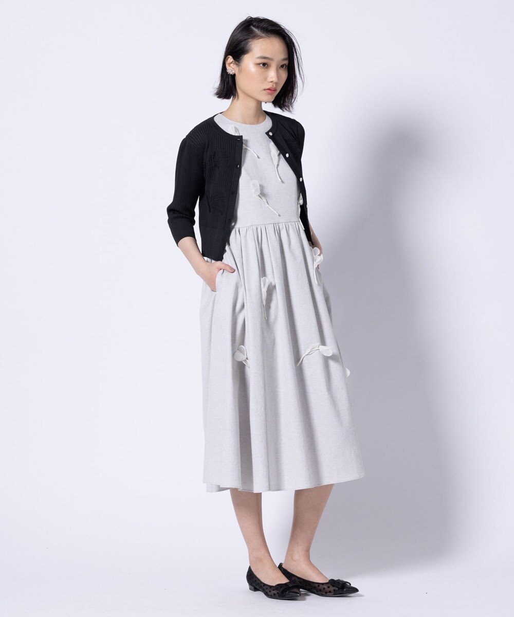 TOCCA RIBBON HIDE&SEEK カーディガン 