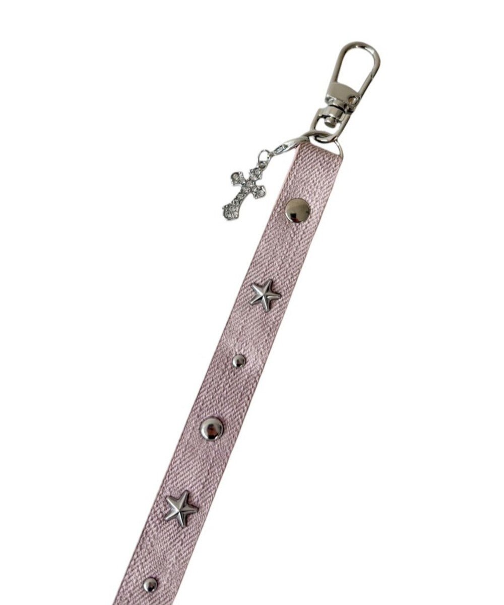 WEGO スタッズデニムライクストラップ 