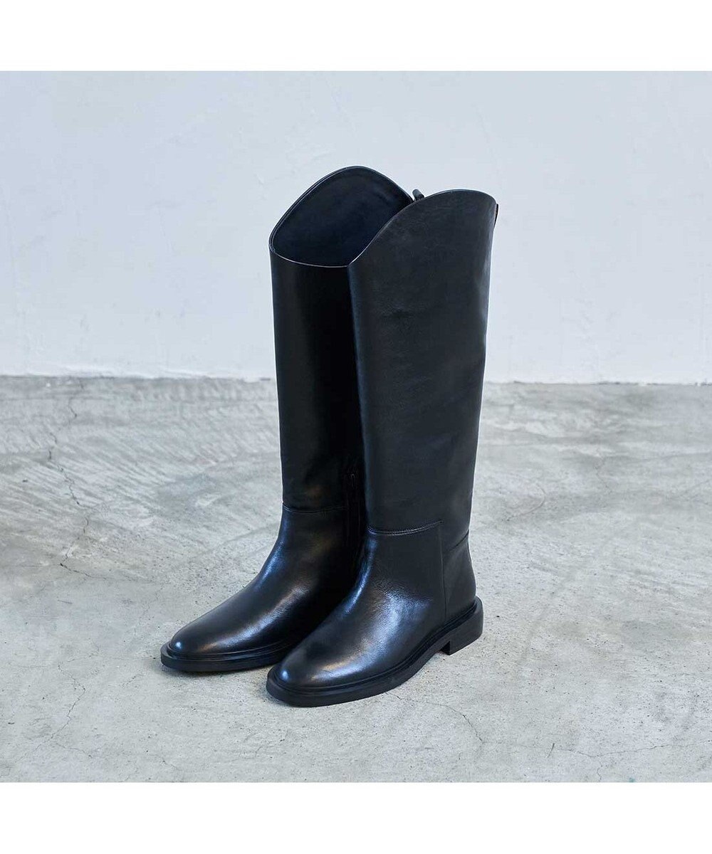 MODE ET JACOMO <carino>レザーロングブーツ 