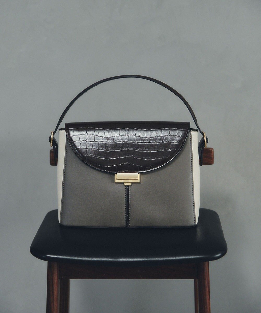 YECCA VECCA 配色メタルポイントバッグ 