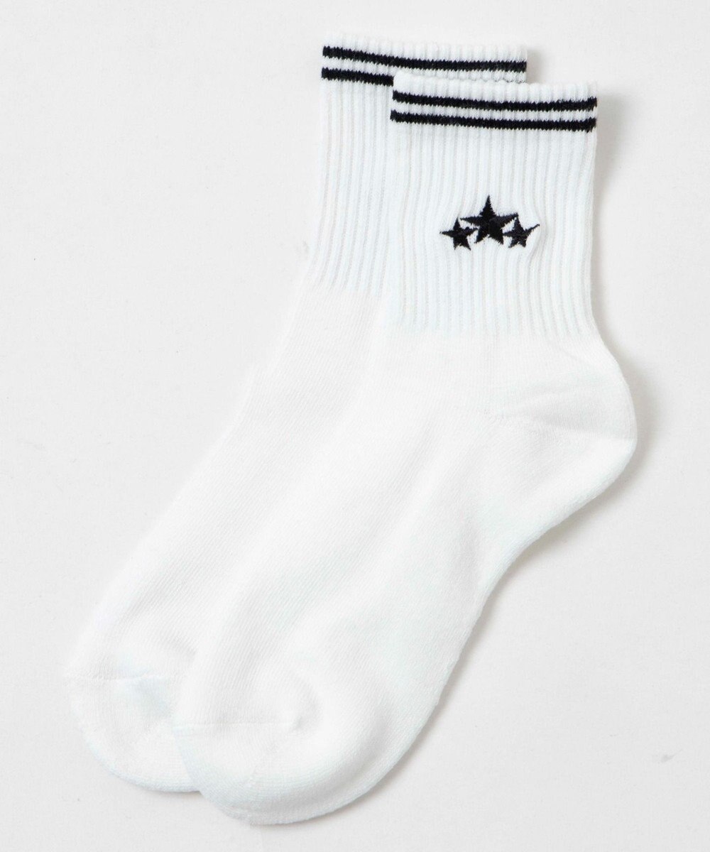 WEGO 底パイルスターラインソックス（14㎝丈） 