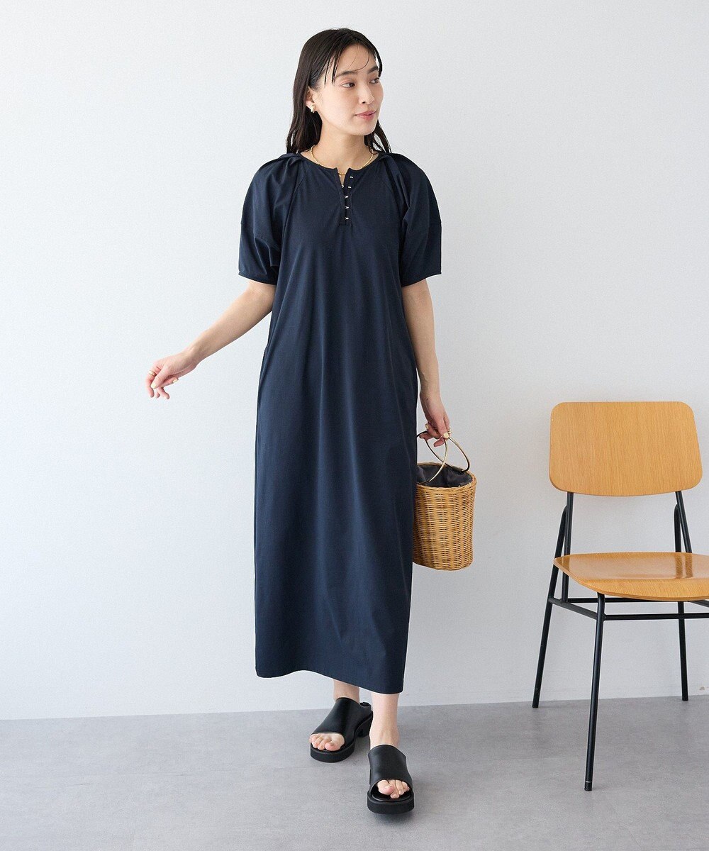 CRAFT STANDARD BOUTIQUE ポーチ付きバルーンスリーブワンピース 