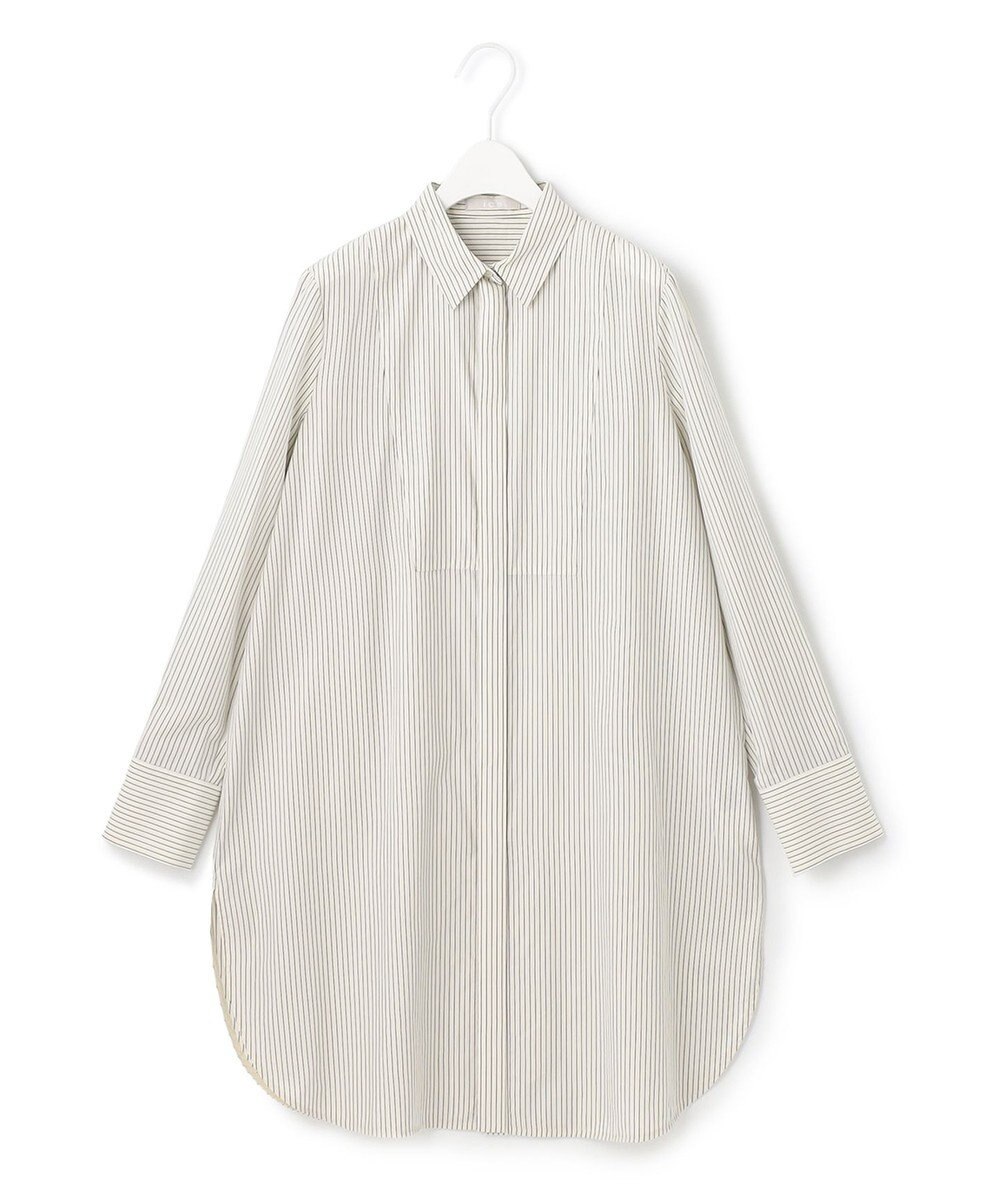 ICB 【洗える】CRySiタイプライター ロングシャツ 