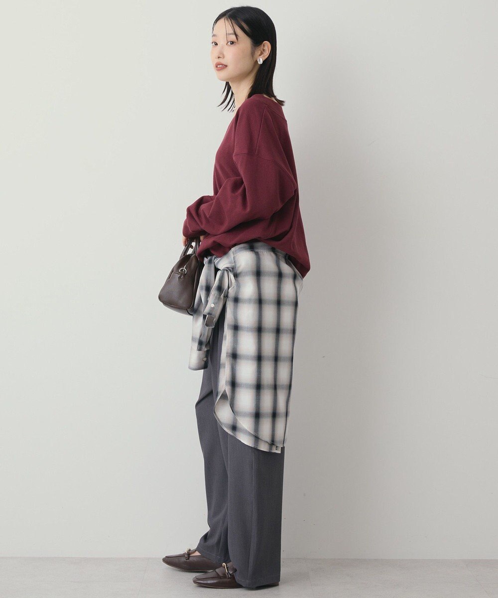 AMERICAN HOLIC Vネックワンポイントロゴスウェットプルオーバー 