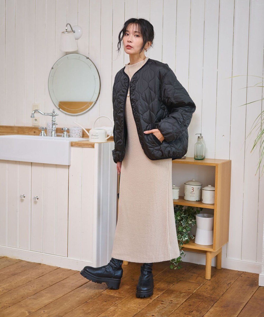 WEGO 【WEB限定/ 2025年秋冬新作】キルティングジャケット 