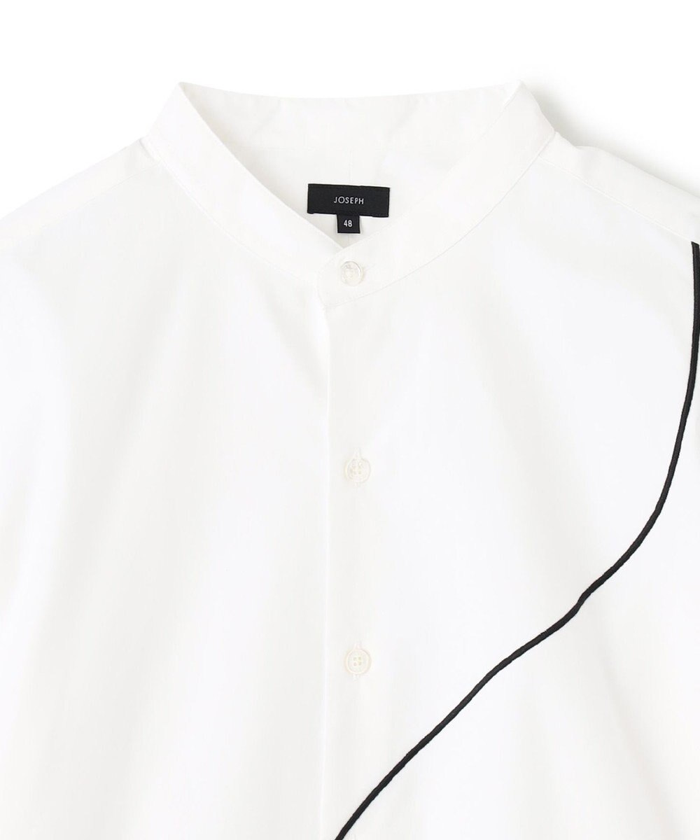 JOSEPH HOMME アートワークシャツ　バンドカラー 