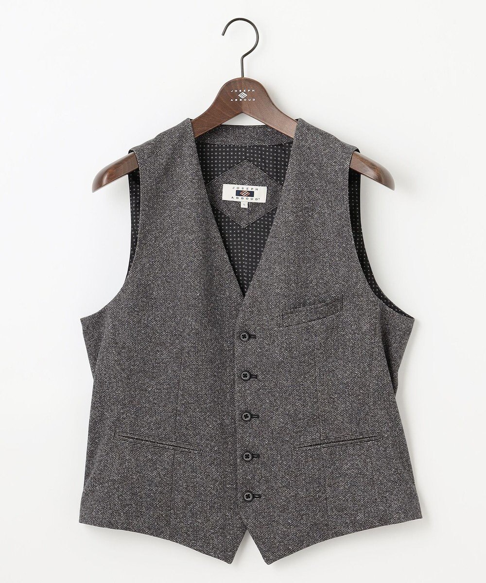 JOSEPH ABBOUD 【ストレッチ/多機能レジャーベスト】エアロムリネコンフォートジャージ ベスト 