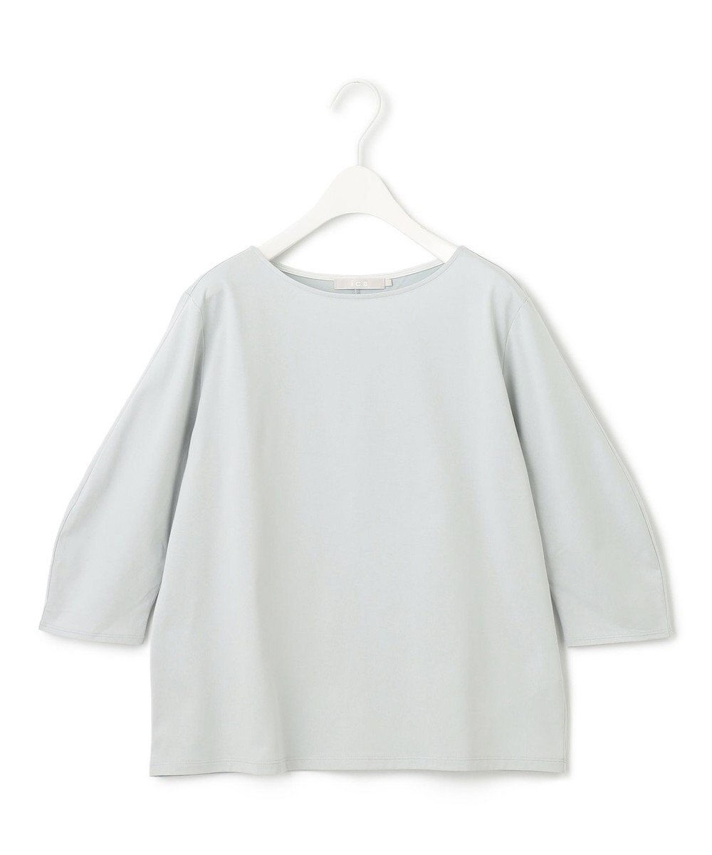 ICB 【接触冷感・UVケア・洗える】 コンフォートプレーティング クレセントスリーブカットソー 