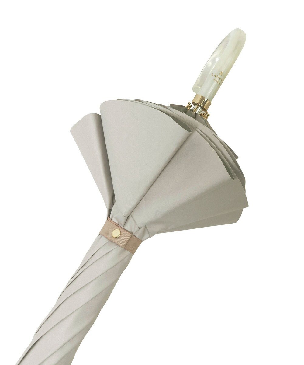 MOONBAT 【一級遮光日傘】LANVIN en Bleu (ランバン オン ブルー)  長傘 フレアフリル 遮光 遮熱 UV 