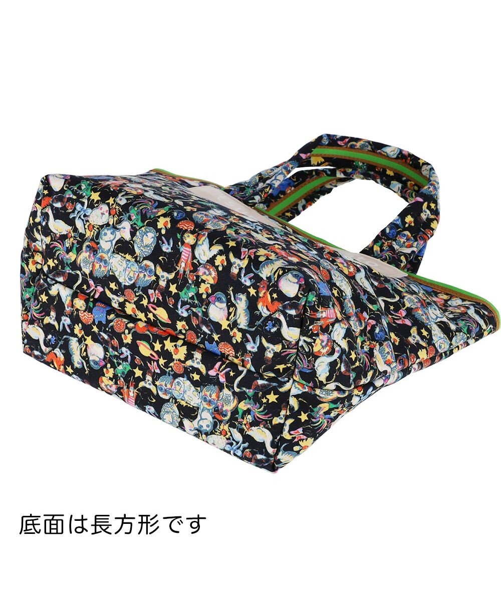 tsumori chisato CARRY 森のどうぶつたち ハンドバッグ 中サイズ 