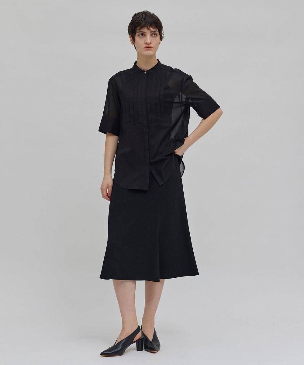 BEIGE， 【洗える】BAC / バンドカラーブラウス 