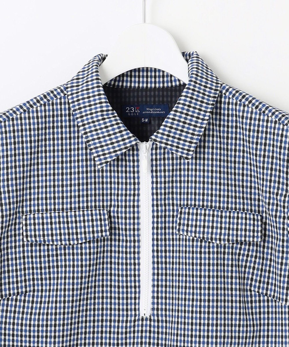 23区GOLF 【WOMEN】ギンガムチェックストレッチワンピース 