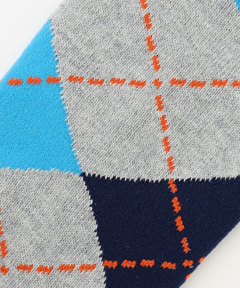 23区GOLF 【MEN】アーガイル柄レギュラーソックス 