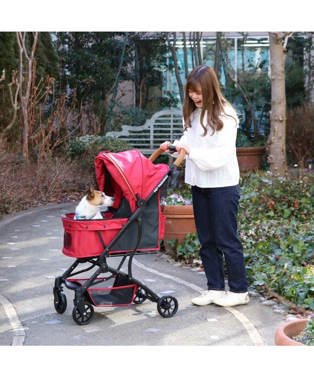 犬用品 ペットグッズ キャリーバッグ ペットパラダイス 犬 カート バギー おしゃれ コンパクト ペット カート 赤 送料無料 1年保証 小型犬 4輪 折りたたみ おしゃれ コンパクト ペットバギー 多頭用 介護 軽量 コンパクト収納 折り畳み 1年保証 Pet Paradise