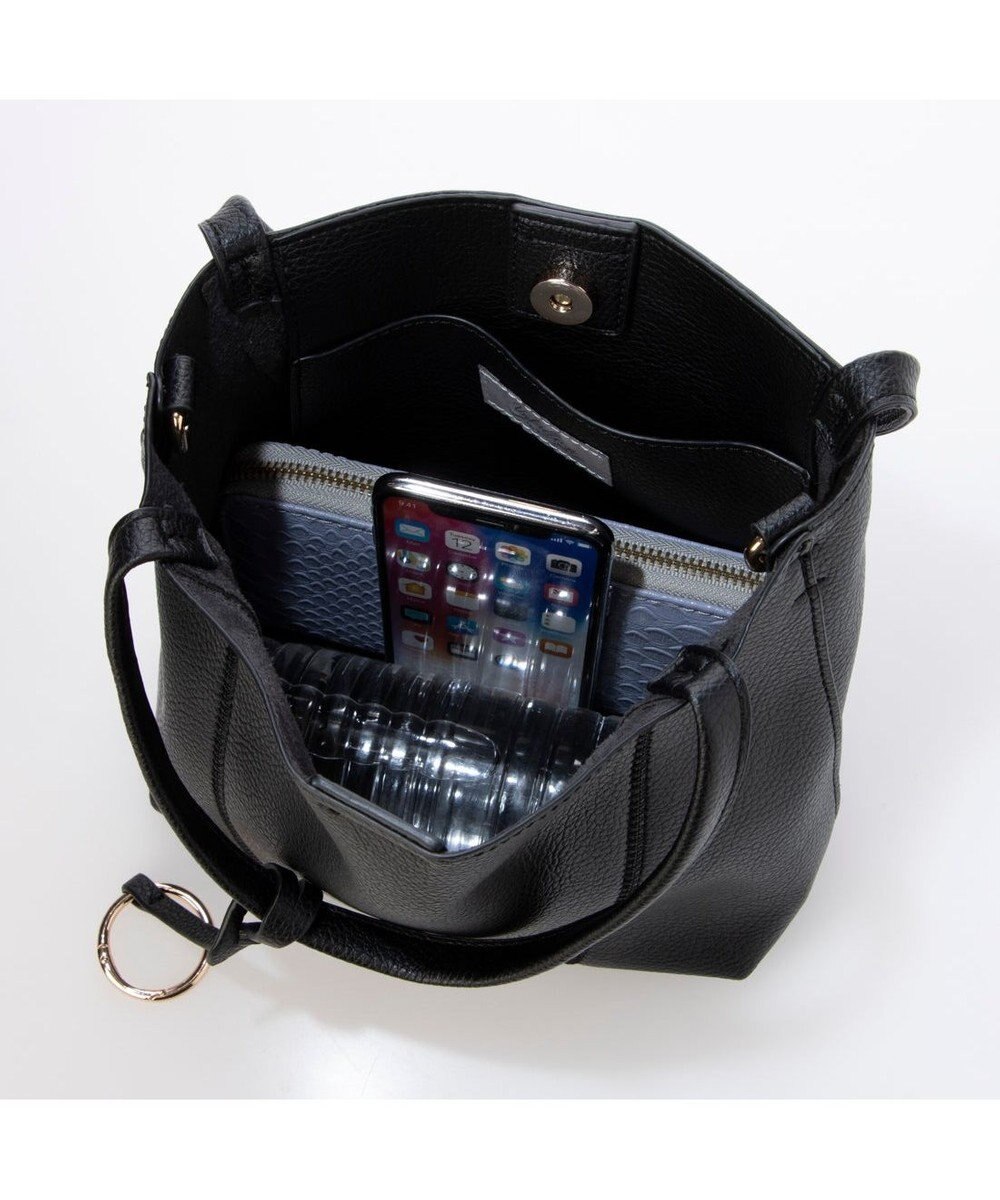 UNBILLION カシュカシュ cachecache / ジグザグステッチ変形ミニバッグ 