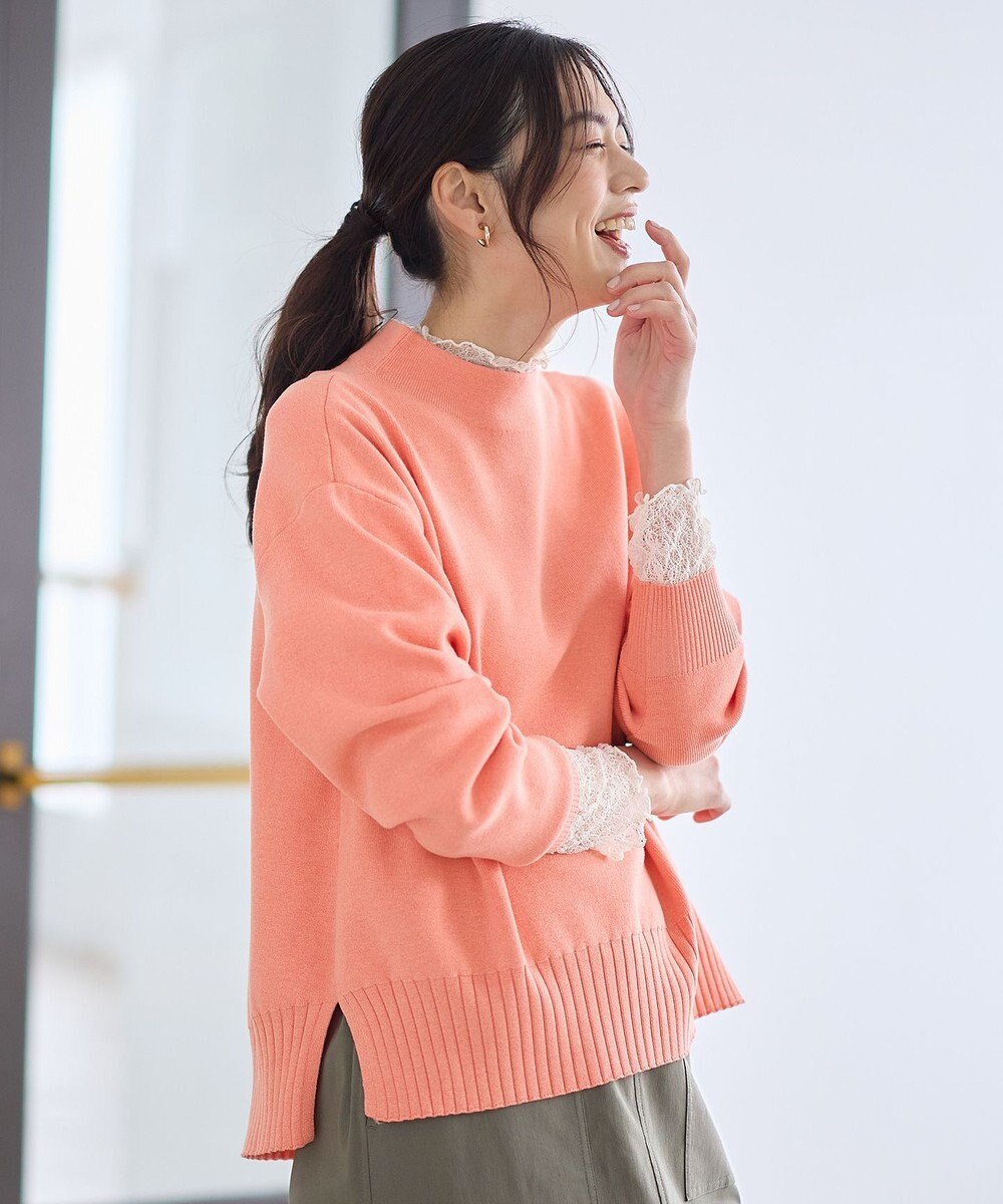 ANY L 【新色追加】ハイネックデイリーニット 