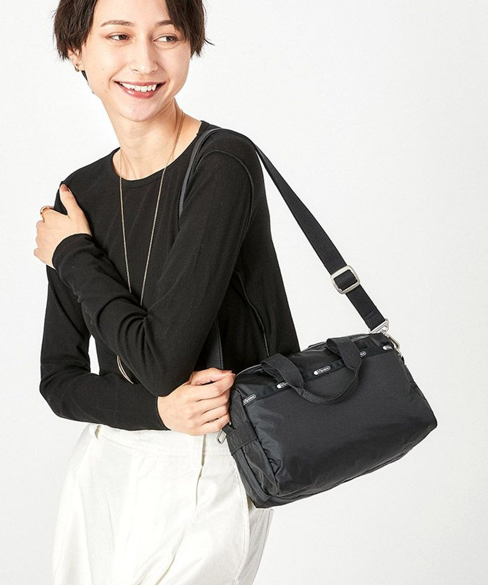 LeSportsac SMALL UPTOWN SATCHEL/ブラックC ブラックC