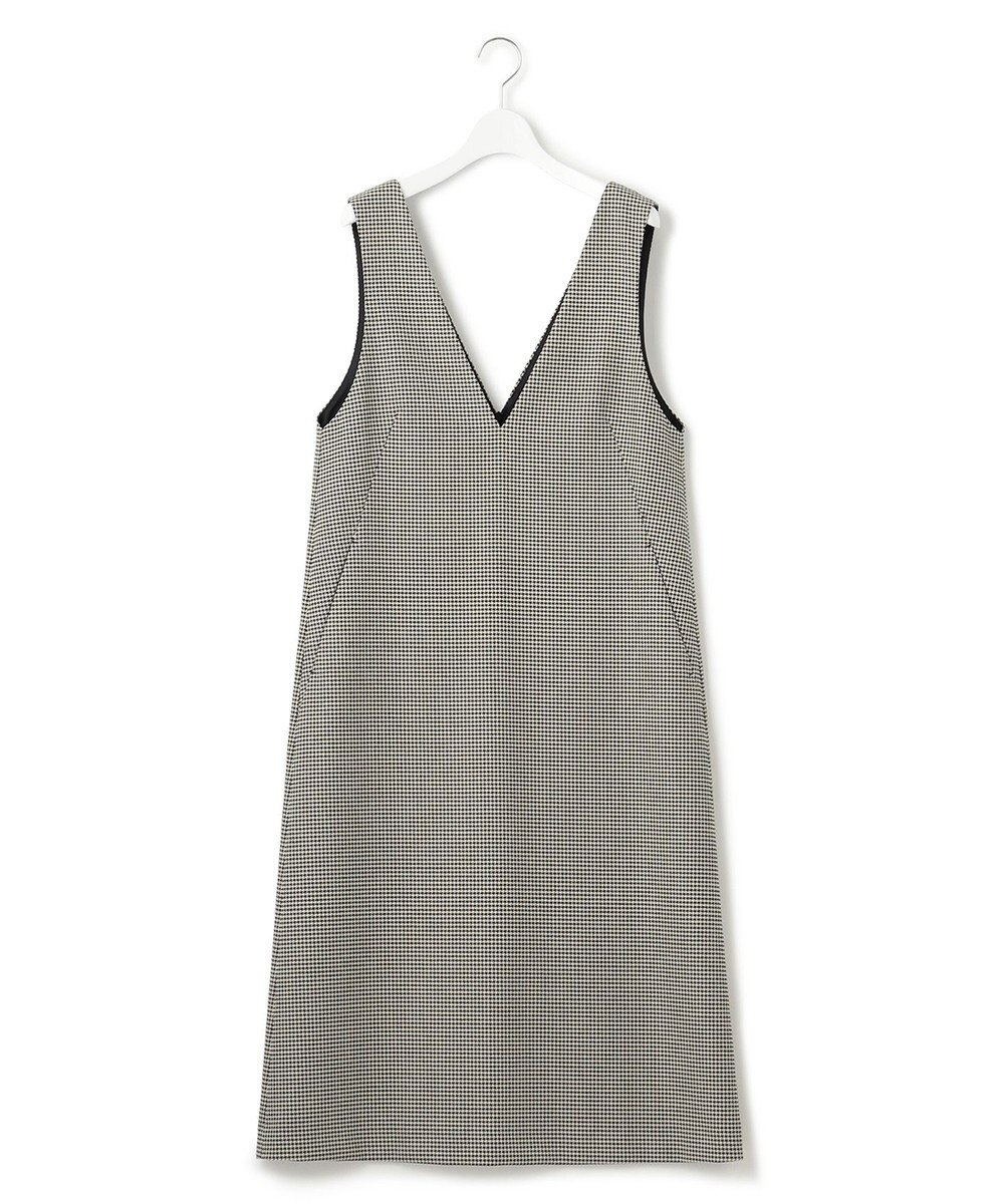 23区 S ガンクラブチェックストレッチ ワンピース 
