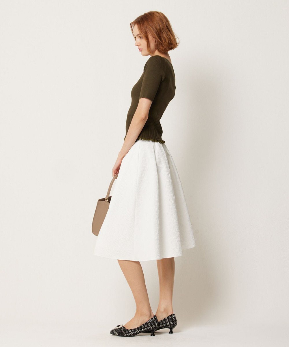 TOCCA 【WEB限定カラーあり】【消臭・洗える】RIBBON LABYRINTH JACQUARDスカート 