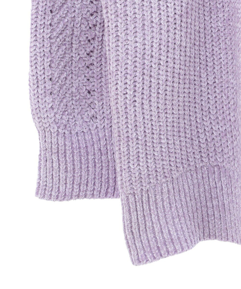 earth music&ecology シャイニーベロアチュニック 